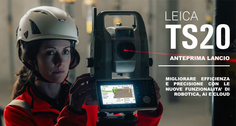 Anteprima Nazionale lancio Leica TS20 - funzionalità AI, Cloud e Robotica